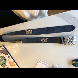 Decorative leather belt size Large